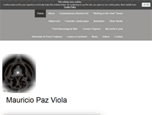 Tablet Screenshot of mauriciopazviola.com